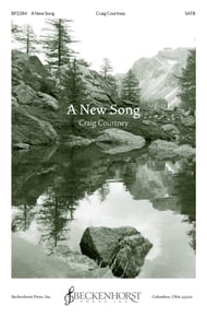 A New Song SATB choral sheet music cover Thumbnail